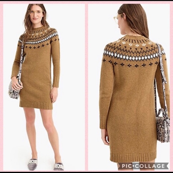 J Crew Fair Isle Sweater Dress - Picture 6 of 6
